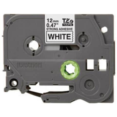 Nastro Tzes231 Laminato Con Adesivo Resistente Da 12 Mm (8 M) Nero/bianco - Foto 1