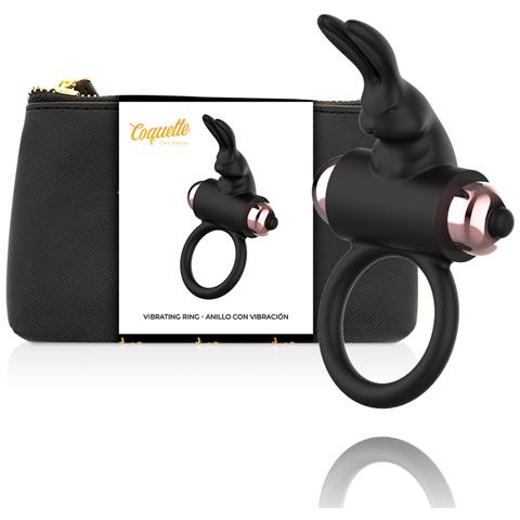 Anello Vibrante Coquette Nero / Oro - Foto 1