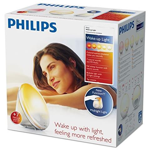 HF3531/01 Wake-up Light (Funzione display per l'alba, display touch, 7 suonerie, radio digitale FM, luce per sveglia) - Foto 7