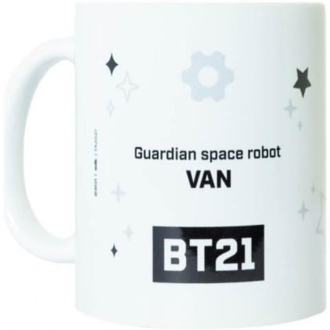 Mug Bt21 Da Junior 300 Ml Ceramica Bianco / nero - Foto 2