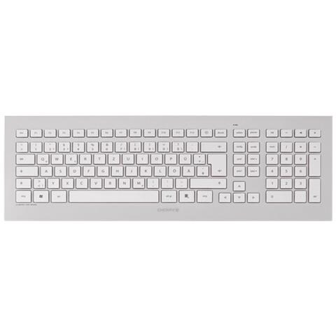 DW 8000 tastiera Mouse incluso RF Wireless Svizzere Argento, Bianco - Foto 1