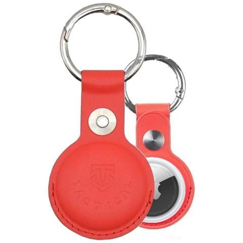 Custodia Originale Ciondolo Per Apple Airtag Beam Leather Red - Foto 1