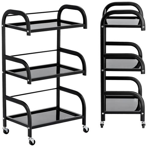 Carrello Da Parrucchiere Estetista Tavolino Su Rotelle Per La Tintura Carrello Con Cassetti - Foto 2