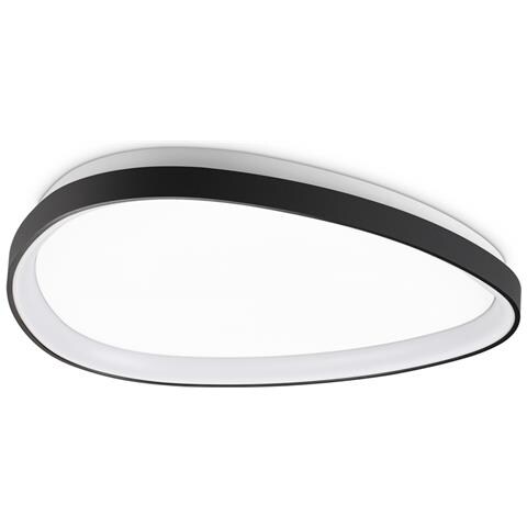 Plafoniera Contemporanea Gemini Metallo Nero Led Integrato 29w 3000k Ip20 - Foto 1