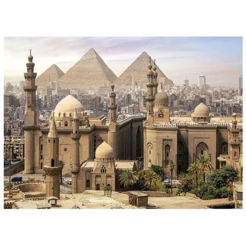 Puzzle Di Architettura E Monumento - Educa - Il Cairo, Egitto - 1000 Pezzi - Multicolor - Foto 1
