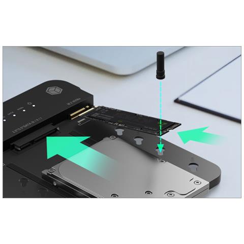 Icy Box Ib-2915mscl-c31 Usb 3.2 Gen 2 (3.1 Gen 2) Type-c Nero - Foto 3