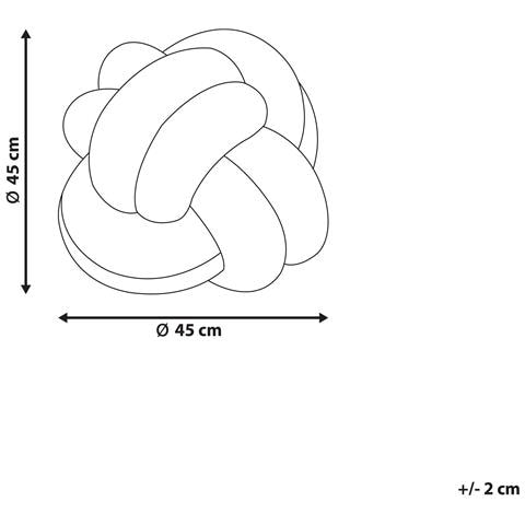 Cuscino Decorativo Angelonia Bouclé 45 X 45 Cm Grigio Tinta Unita - Foto 5