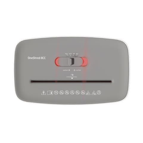 OneShred 8CC distruggi documenti Taglio a particelle 68 dB 22 cm Bianco - Foto 5