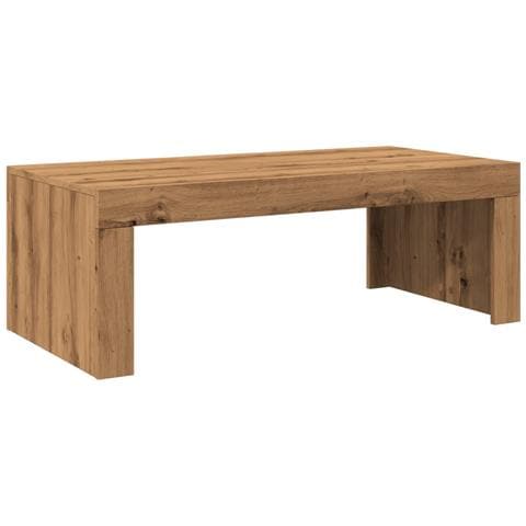 Tavolino Salotto Rovere Artigianale 102x50x35 Cm In Truciolato - Foto 2