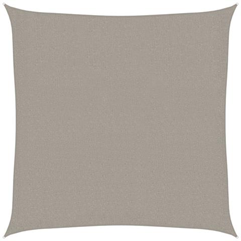 Vela Parasole 160 G /m Quadrata Grigio Chiaro 2x2 M In Hdpe - Foto 2