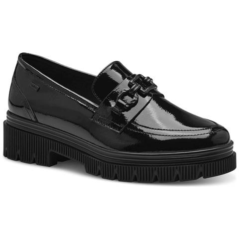 Black Patent Elegant Closed Loafers Mocassino Sintetico E Tessile Scarpe Donna Nero Eu 40, 5-24710-43 018 - Foto 1