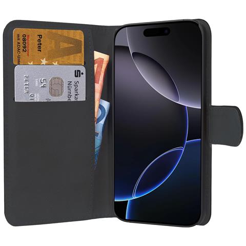 50160993 custodia per cellulare 16 cm (6.3") Custodia a borsellino Nero - Foto 1