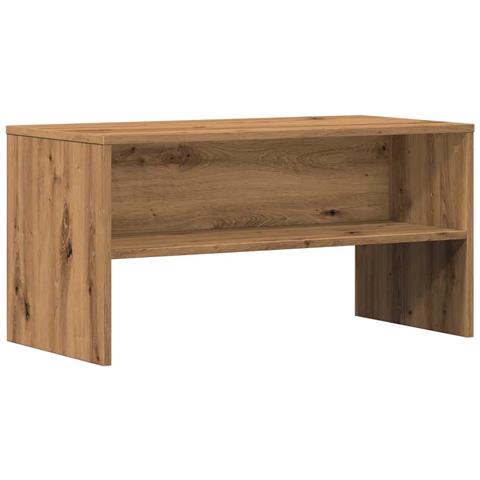 Mobile Porta Tv Rovere Artigianale 80x40x40 Cm Multistrato - Foto 2