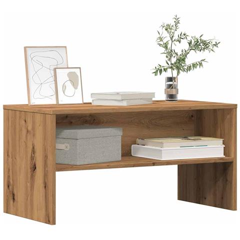 Mobile Porta Tv Rovere Artigianale 80x40x40 Cm Multistrato - Foto 3