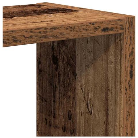 Scaffale A Parete Legno Vecchio 90x16x78 Cm Legno Multistrato - Foto 2