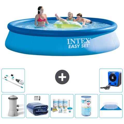 Piscina Fuori Terra - In Giro - 396x84 Cm - Blu - Include Accessori Coordinati A1157 - Foto 1