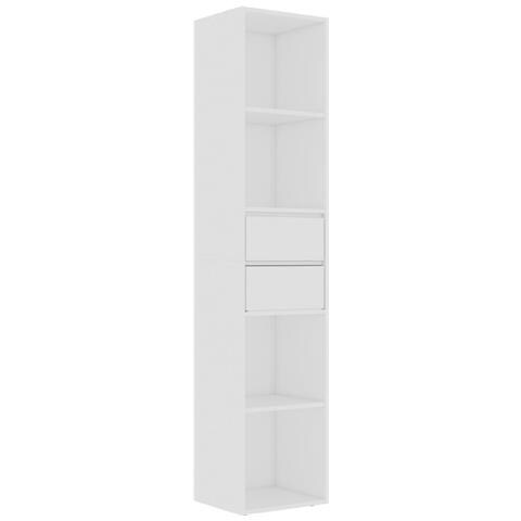 Lusso Casadino -  Libreria Bianca 36x30x171 Cm In Legno Multistrato - Foto 1