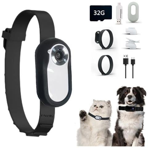 Fotocamera Magnetica Con Collare In Silicone E Scheda Tf Da 32 Gb - Foto 1