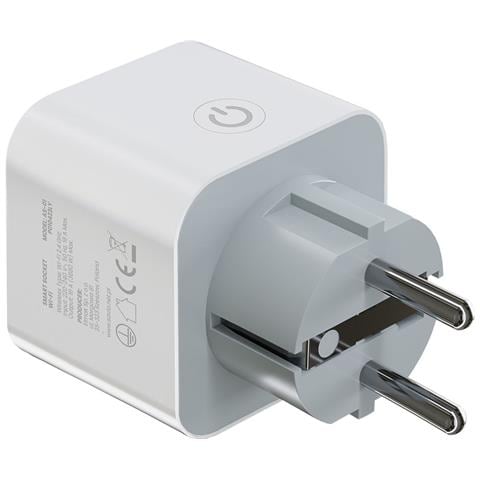 WI-FI smart socket 16A AS-01 White Wireless Bianco - Foto 2