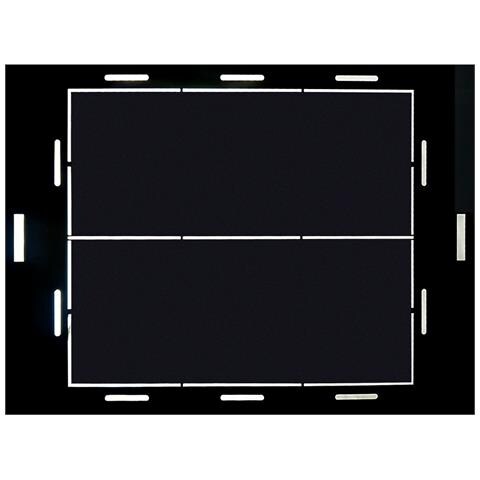 Armadio Rack 19" a Muro 12 Unità P. 450 mm Flat Pack Nero - Foto 11