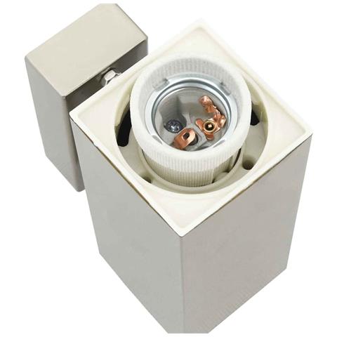 Lampade da Parete da Esterno 2 pz Argento Acciaio Inossidabile IP44 - Foto 9