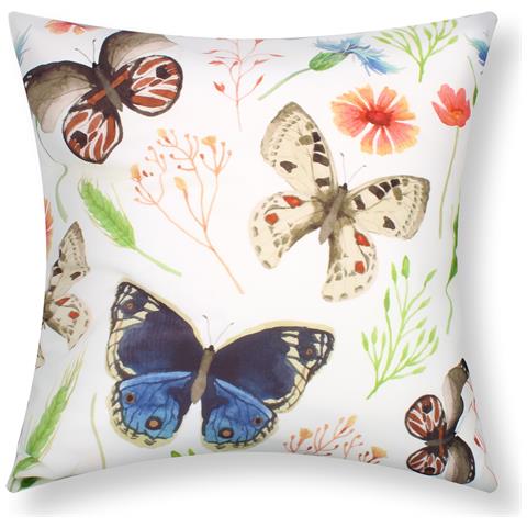 Set Di 2 Copricuscini 40x40 Cm Con Disegno Di Farfalla - Foto 1
