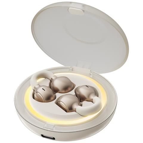 Auricolari Bluetooth Sportivi Open-ear Con Clip: Audio Hifi, Ipx4 E Design Elegante Beige - Foto 5