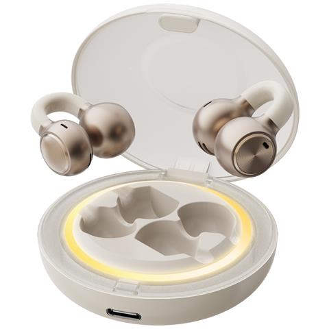 Auricolari Bluetooth Sportivi Open-ear Con Clip: Audio Hifi, Ipx4 E Design Elegante Beige - Foto 1