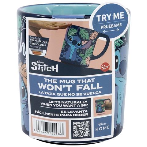 Tazza 300ml Stitch Antigoccia Dropsafe Collezione Ohana, Blu Marine - Foto 2