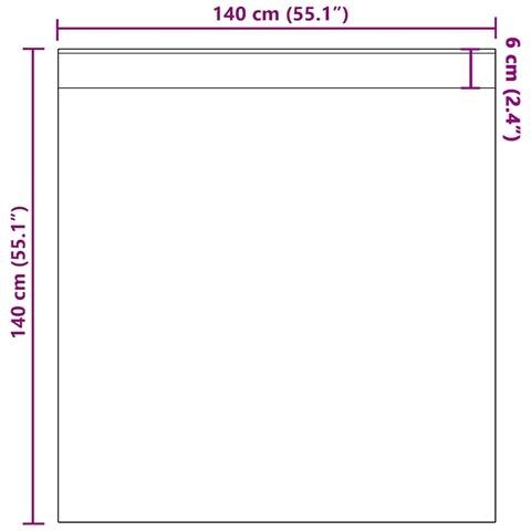Tende in Voile con Tasche per Aste 2 pz Turchese - Foto 9