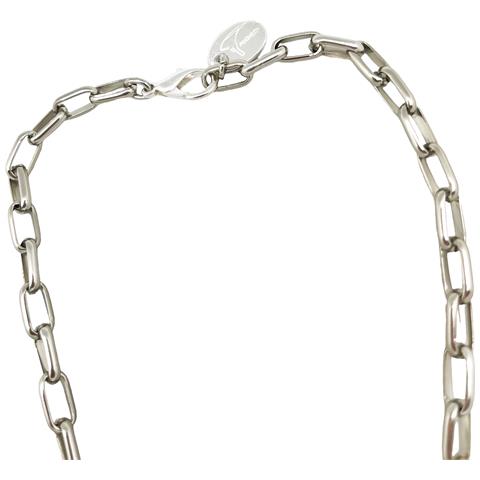 Collana A Labirinto Placcata In Argento Con Passante. - Foto 4