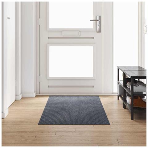 Runner in Moquette Grigio 80 x 250 cm Tessuto - Foto 2