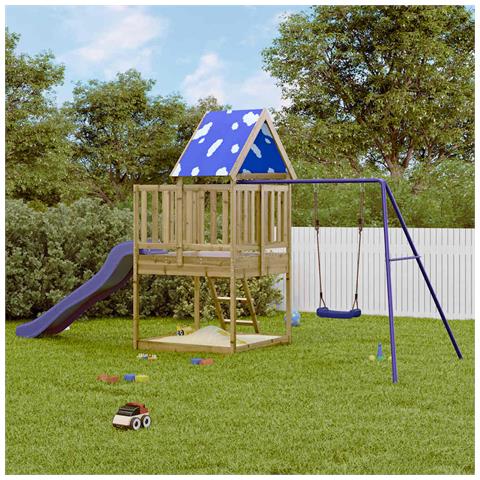 Set da Gioco da Esterno in Legno di Pino Impregnato - Foto 2