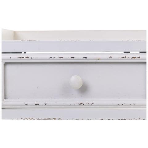 Scaffale Da Scrivania In Metallo Bianco 107x45x188h - Foto 8