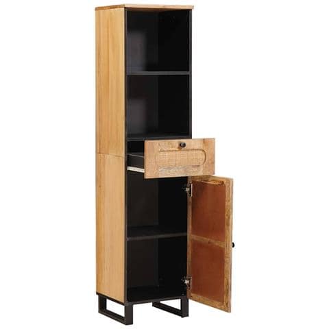 Mobile da Bagno con lo scaffale Marrone 38 x 33 x 160 cm - Foto 2