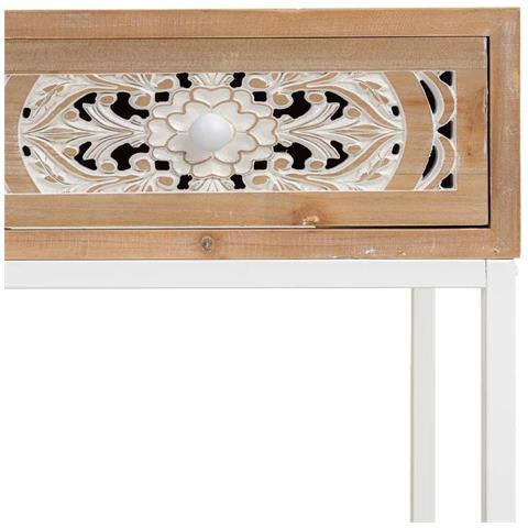 Mobile Da Ingresso In Legno Marrone 80x42x79 - Foto 8