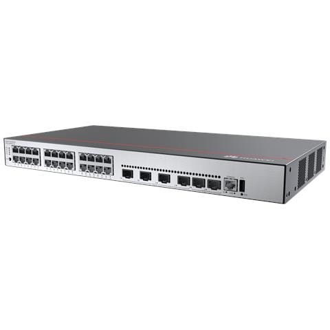 CloudEngine S5735-L24P4XE-A-V2 Gestito L3 Gigabit Ethernet (10/100/1000) Supporto Power over Ethernet (PoE) 1U Nero, Argento - Foto 8