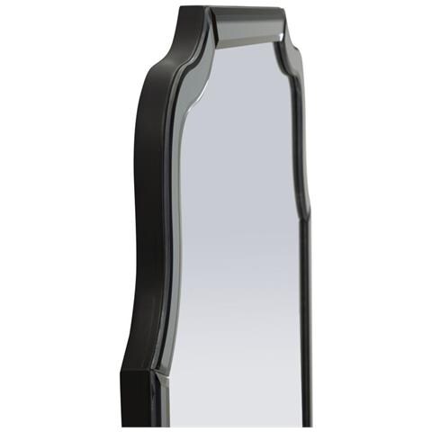 Specchio Con Cornice Classico 8-grigio-mdf-150x60x2 Cm - Foto 2