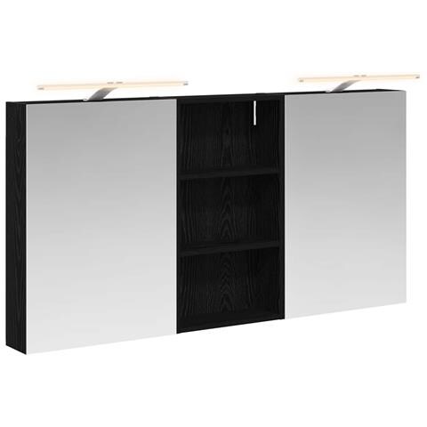 Set di Armadi da Bagno con lo scaffale 3 pcs 140 x 14,5 x 70 cm - Foto 1