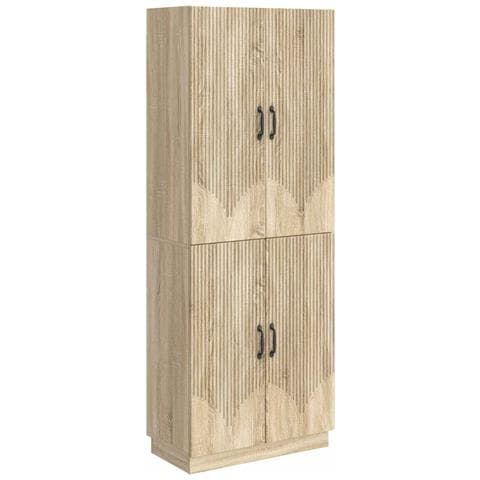 Set di armadi 2 pcs Rovere Sonoma Legno ingegnerizzato - Foto 1