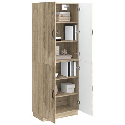 Set di armadi 2 pcs Rovere Sonoma Legno ingegnerizzato - Foto 2