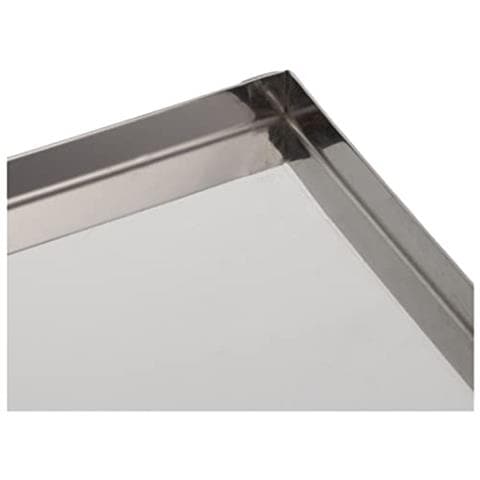 Vassoio 30x40x1 cm - Acciaio inox 18/10. - Foto 2