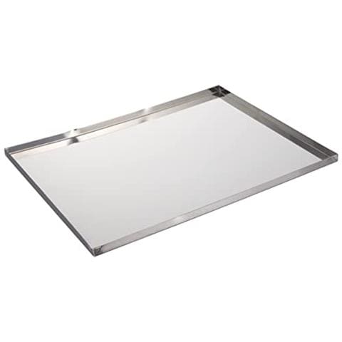 Vassoio 30x40x1 cm - Acciaio inox 18/10. - Foto 1