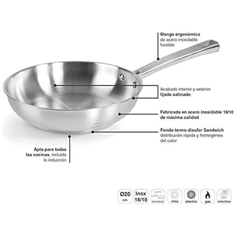 45420 - Padella Foodie, antiaderente, compatibile con tutti i tipi di piani cottura - Foto 2