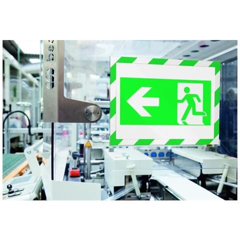 confezione da 2 pezzi - cornice adesiva rimovibile-magnetica 210x297mm verde-bianco - Foto 2