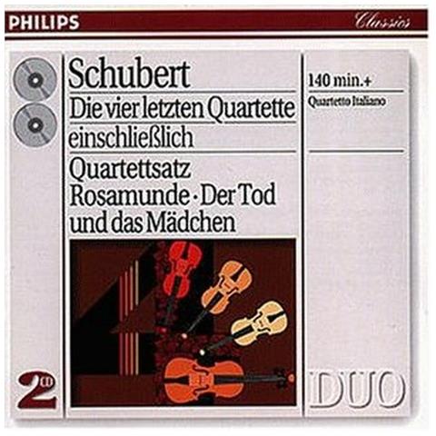 Schubert - The Last Four Quartets - Quartetto Italiano (2 Cd)  - Foto 1
