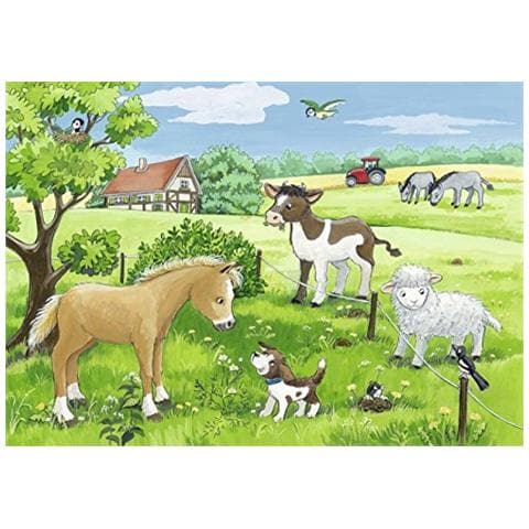 Puzzle Cuccioli di Campagna 2x12 pz 26 x 18 cm 07582 - Foto 3