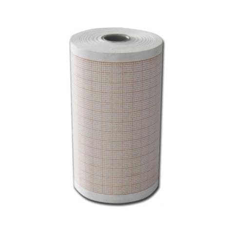 Rotolo Carta Termica Ecg - Griglia Arancione - 80 Mm X 25 M - Foto 2