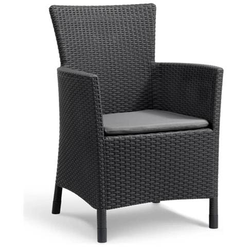 Keter Set da Pranzo per Esterni 3 pz Iowa Grafite 223929 - Foto 10