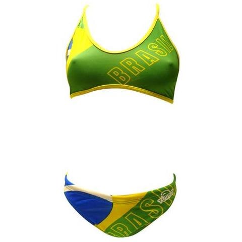 Bikinis E Tankinis Turbo Brasil Thin Strap Costumi Junior 7-8 Years - Foto 1